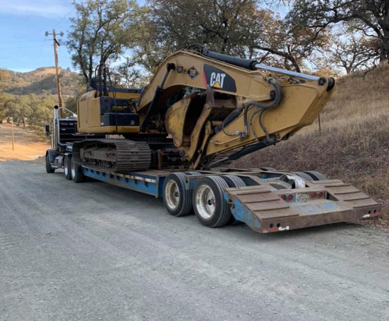 Equipment transportation services by Strode Engineering
