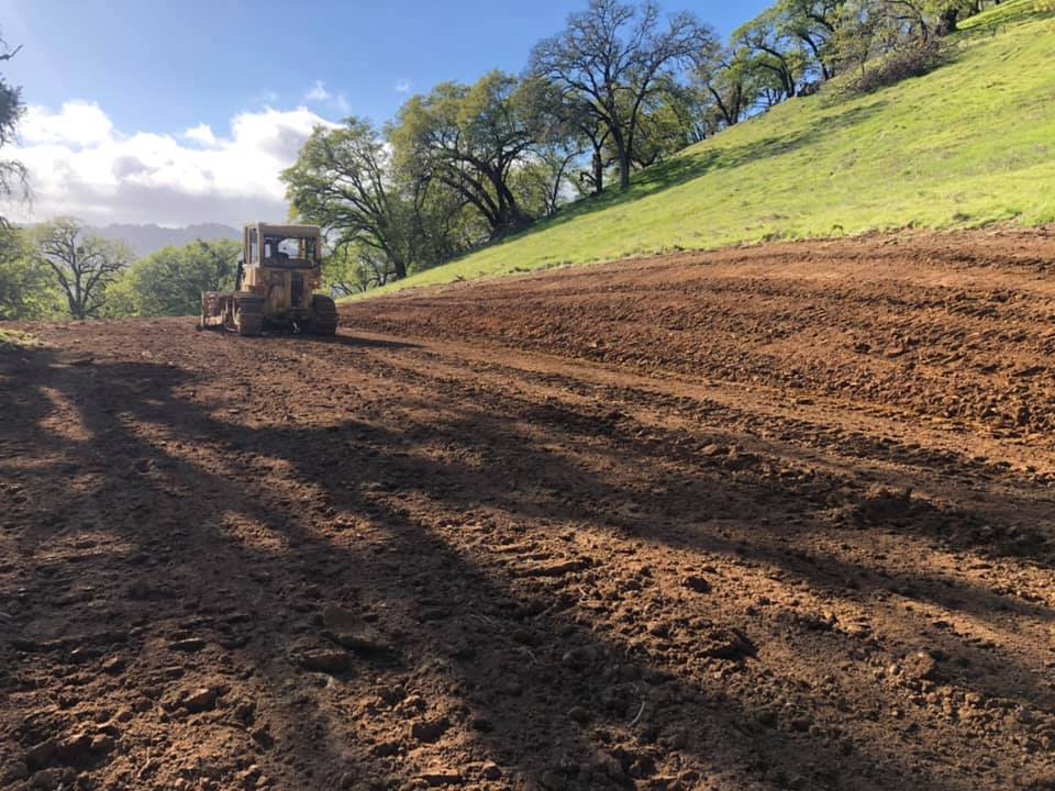 Finish grading by Strode Engineering.